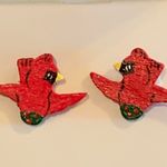 Red Cardinal Earrings Photo 0