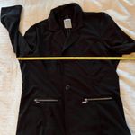 Cavalini Women’s  Black Blazer with Silver Accents size 1x Photo 3