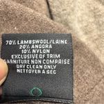 Bula Women’s Vintage Sweater Brown Beige Lambswool & Angora blend Crewneck Small Photo 3