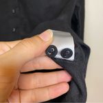 Everlane  The Popover Shirt Linen Long Sleeve Blouse Black Sz 4 Small Photo 11