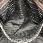 Prada  Milano Authentic Glacecalf Sfumato Leather Handbag Brown Italy Photo 12