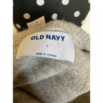 Old Navy Womens Sweater Size Small Gray White Plaid Cozy Pullover NEW Photo 2