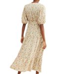 Glamorous Boom Maternity Wrap Tiered Floral Maxi Dress Size 6 Photo 2