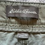 Eddie Bauer  Women’s Green Dyed Cargo Capri Pants Plus Size 14 Photo 7