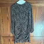 Lush Clothing Lush Floral Black and Brown Long Sleeve Dress Photo 1