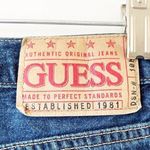 Guess Jeans Vintage America Ankle Slit Cropped Capris Vintage 28 90’s Dark Wash Photo 8