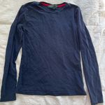 Ralph Lauren  Petite Navy blue long sleeve shirt Photo 0