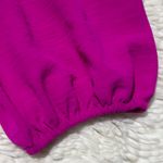 DKNY  Women’s Hot Pink Balloon Sleeve Shift Dress Skirt Bottom Blouson size 8 Photo 7