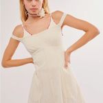 Free People  Berry Kiss Mini Dress Ivory Combo Large NWOT Photo 3