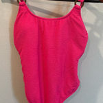 Shade & Shore ‎ Bright Pink Swim one piece size Medium Photo 0