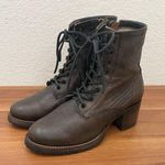 FREEBIRD by Steven 99202 “Cavalier” Brown Leather Lace Up Boots Women’s Size 7 Photo 3