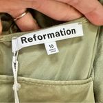 Reformation NWT Casette Silk Dress Photo 8