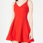 B Darlin B. Darlin A-Line Hi-Low Dress, Red Size 9 /10 Junior Photo 0