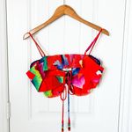 Farm Rio  Ombré Chita Linen Blend Top Size Large Photo 5