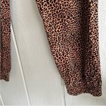 Anthropologie Anthro Kalea Corduroy High Waist Joggers in Leopard Print Size S Photo 5