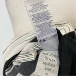 NYDJ New Striped Woven Front Solid Knit Back Short Sleeve Top Size Small Photo 16