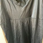 Vintage Unmentionables Black Nylon slip 42 Photo 13