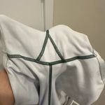 Tuckernuck White Tennis Golf Pickleball Skort Green Gingham Sporty Preppy Large Photo 5