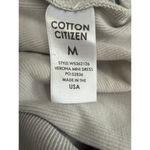 Cotton Citizen Verona Mini Dress Women’s Size M Fog Cast Baby Rib Tank NWT Photo 8