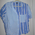Gap  blue striped pajama set Photo 0