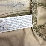 Forever 21  Camo Mini Skirt 28 Green Brown Camouflage Military Buttons Stretch Photo 4