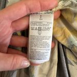 Gap  Soft Fit‎ & Flare Dress S Navy Floral Yellow Rayon Summer Spaghetti Strap Photo 5