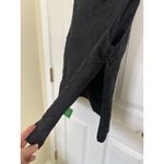 Tibi  Silk Wool Blend Black Sleeveless Floral Embroidered Top Size 12 Classic Photo 5