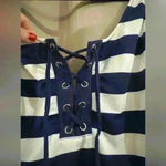 Women’s Navy Blue Mossimo One Piece Bathing Suit Photo 1