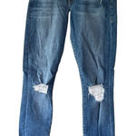 frame denim Light Wash Distressed Skinny Jeans Size 25 Photo 0