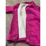 Current Seer Vintage women Basic hot Pink Jacket Windbreaker Lightweight size L Pink Size L Photo 7