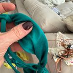 Agua Bendita NWT  Naya Jardim Bikini top triangle knot micro adjustable tie back Photo 7