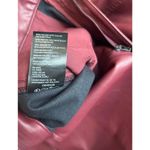 Free People NWT‎  City Slicker Faux Vegan Leather Maxi Skirt in Red Jasper Photo 7