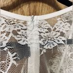Be Wicked, Long Sleeve Lace Body Suit From Dujor Boutique NWT White Photo 5