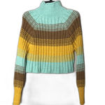 Urban Outfitters  BDG colorblock strip mock neck pullover sweater XS S Photo 10
