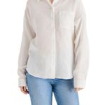 Steve Madden Ivory Crinkle Blouse Photo 0