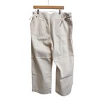Point Sur J.crew Women's side tab trouser ecru wash pants Cotton #BY093 Tan Size 34 Photo 7