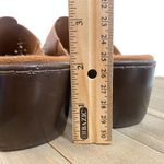 Clarks Shoes Women 7M Brown Sandal Mule Slip On Slide Cut Out 88016 Casual Photo 9