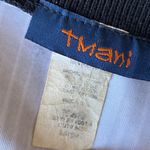 Bomber Jacket Womens Sz Large Pink Black Blue Floral Print Full Zip Photo 5