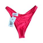 l*space Womens High-Cut Bikini Bottoms Vibrant Pink Swimsuit Swimwear NWT Beach Photo 0