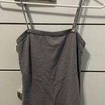 Free People  Grey Tank Top With Flowers Photo 0