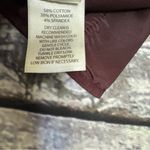Ecru  Flare Dress Pants Size 4 Deep Wine Photo 5