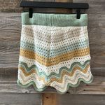 NWT Mystree Crochet Shirt and Short Set Size Small Green Photo 8