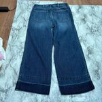 Abercrombie & Fitch Abercrombie Fitch Stovepipe Jean Womens 28 / 6 Cropped Released Hem Wide Leg Y2K Photo 6