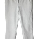 Escada Pants Women Medium White Tapered Ankle Luxury Preppy Career Casual Photo 0