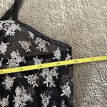 Victoria's Secret Victoria’s Secret Pink Black Button Floral Lingerie Tank Top Cami Womens Medium Photo 6