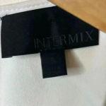 Intermix  Cameron White Bell Flutter Sleeve Zipper Back‎ Blouse Photo 5