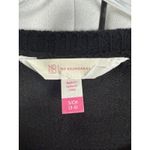 No Boundaries  Sweater Womens Small Black Ugly Christmas Tree Tinsel 3D Pom Pom Photo 2