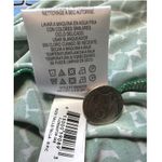 BCBGMAXAZRIA Green Geo Print Wrap Dress Long Sleeve Women's Size S Photo 4