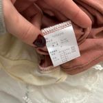 Axes Femme pink brown lace top with cute back detailing Size medium, from Japan Photo 3