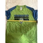 Adidas Seattle Sounders FC MLS Green & Blue Short Sleeve T-Shirt – Men's Size L Photo 6